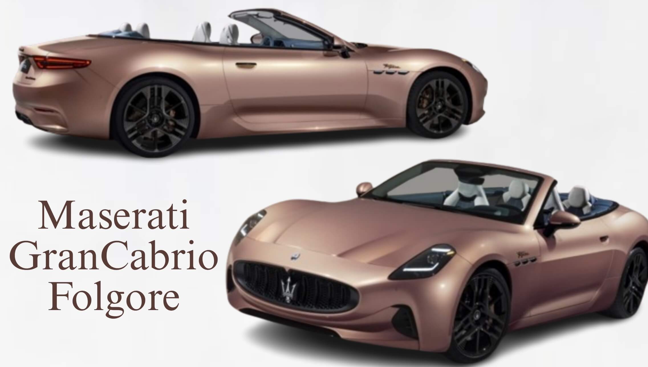 سيارة Maserati GranCabrio Folgore الكهربائية