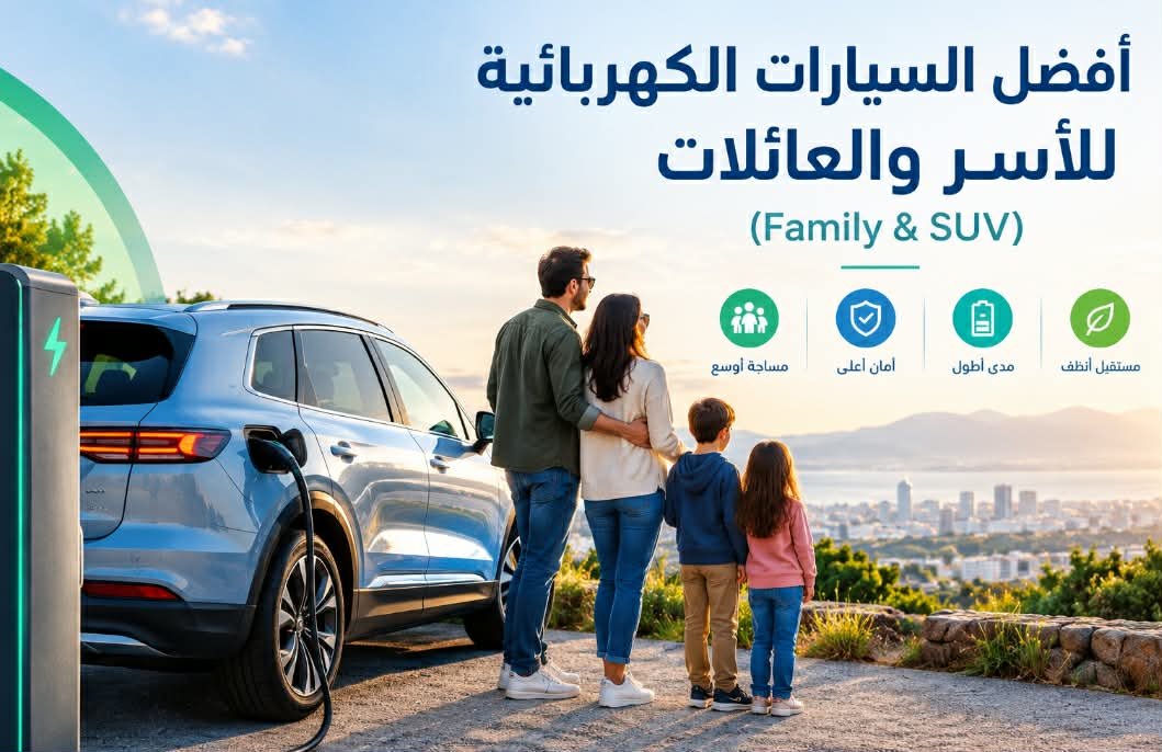 أفضل السيارات الكهربائية للأسر والعائلات (Family & SUV)